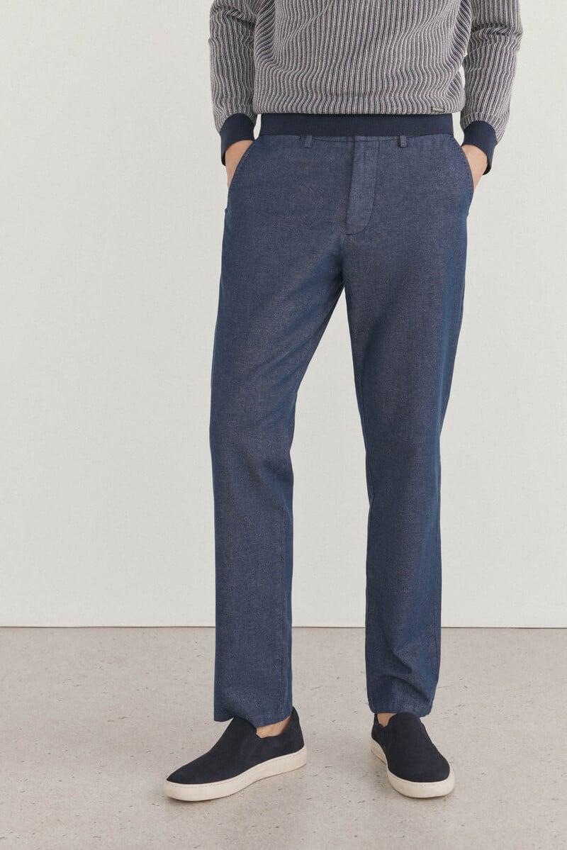 Cortefiel Pantalón chino vaquero regular fit Precio de fábrica