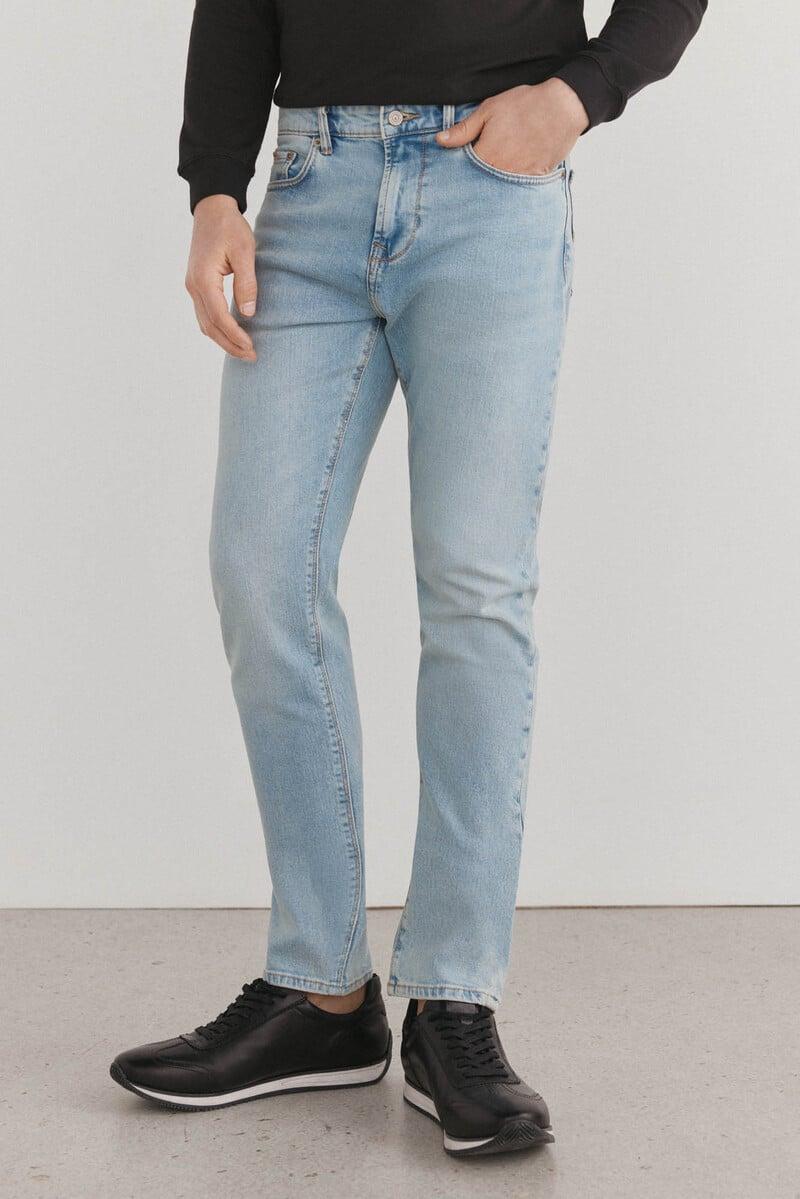 Cortefiel Pantalón vaquero premium flex slim fit Ahorra y exporta