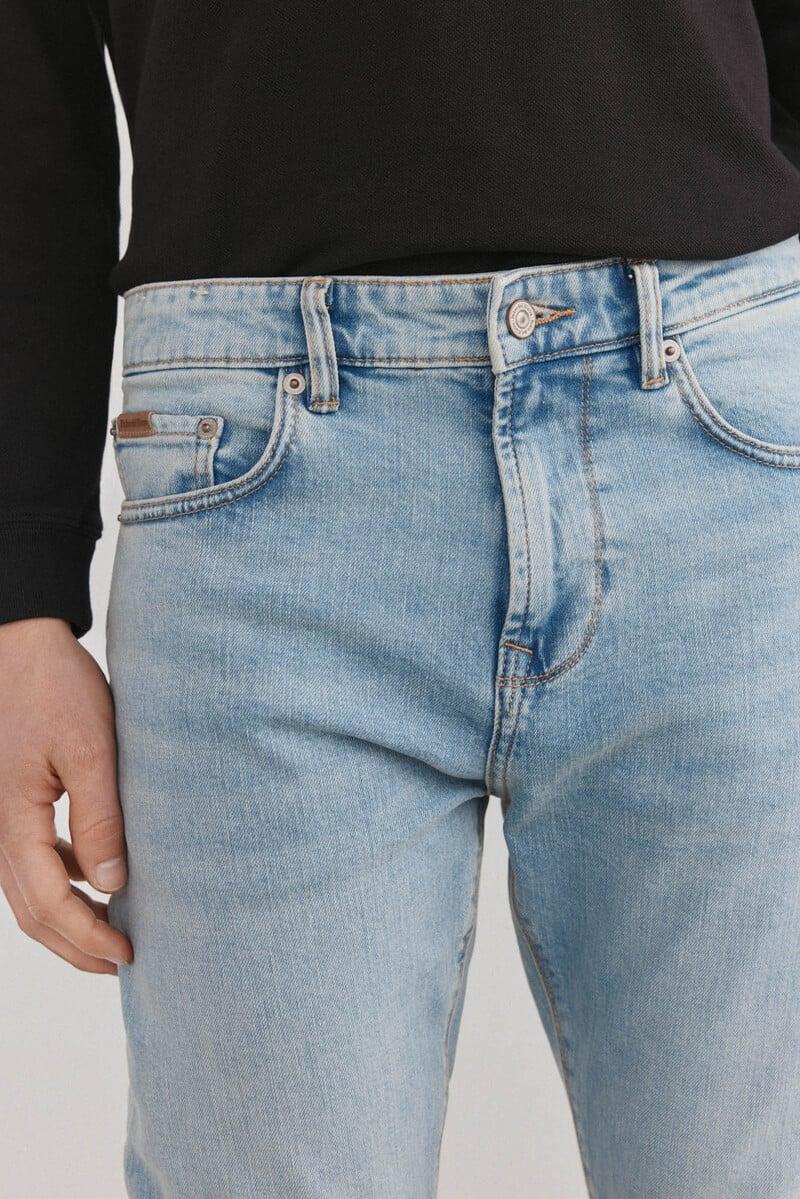 Cortefiel Pantalón vaquero premium flex slim fit Ahorra y exporta