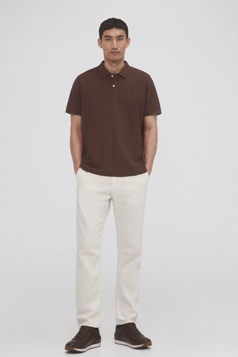 Cortefiel Polo básico piqué Última moda
