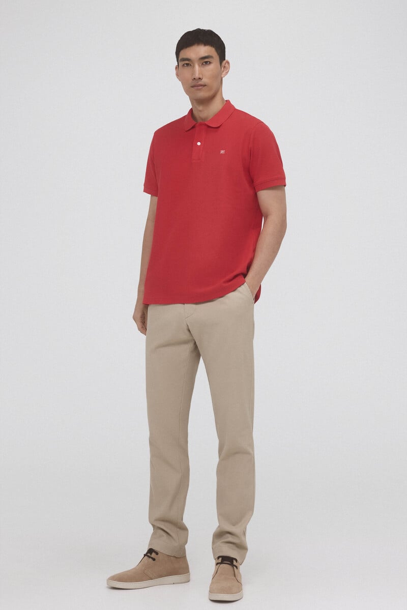 Cortefiel Polo básico piqué Descuento por venta flash
