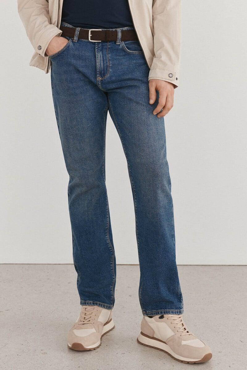 Cortefiel Pantalón vaquero premium flex regular fit Ofertas