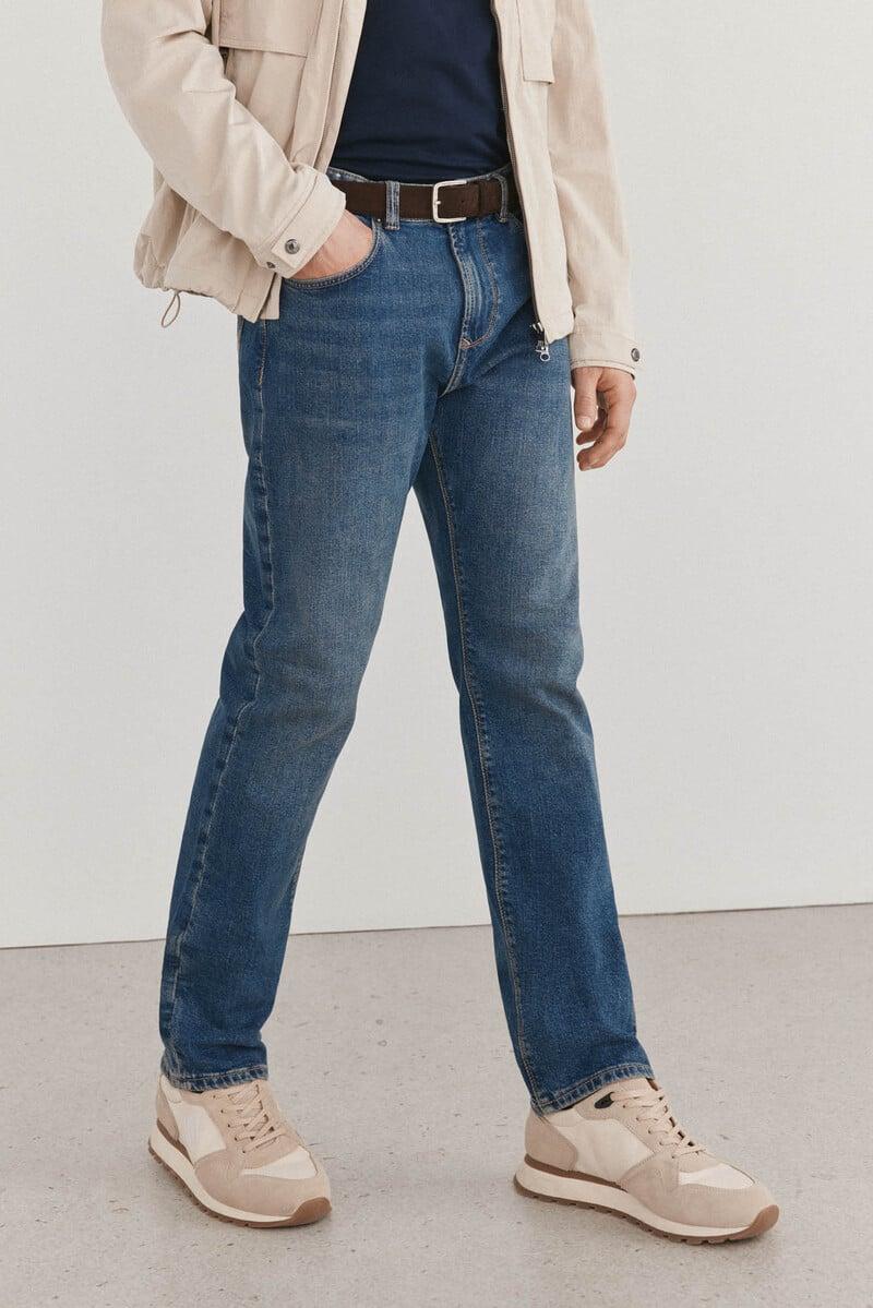 Cortefiel Pantalón vaquero premium flex regular fit Ofertas