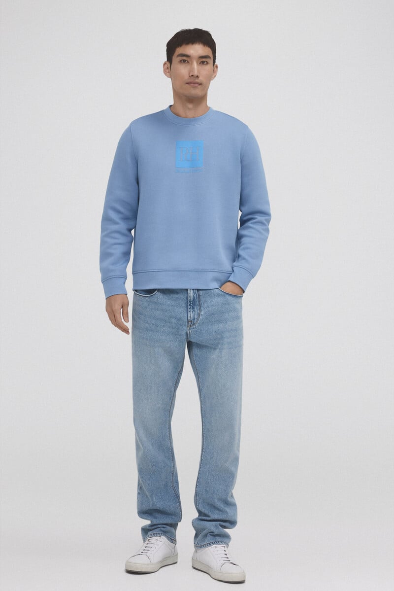 Cortefiel Sudadera logo cuello caja Gran oferta