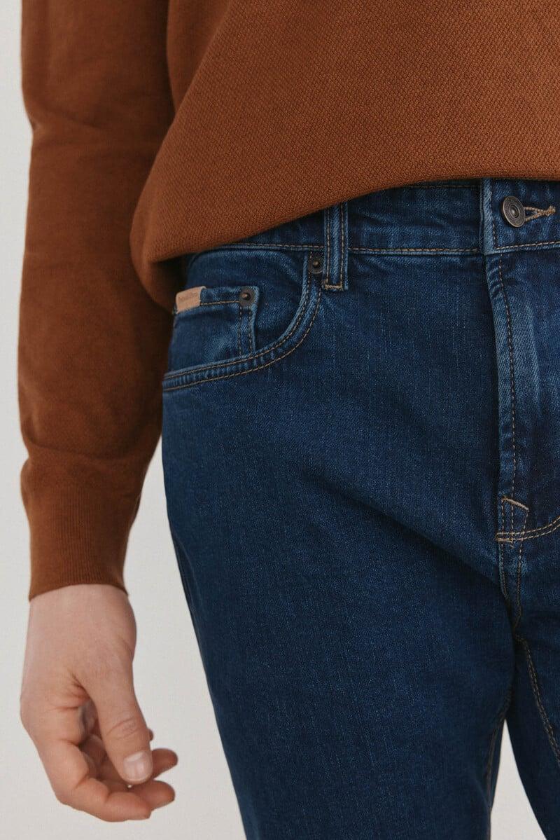 Cortefiel Pantalón vaquero premium flex slim fit Rebajas baratas