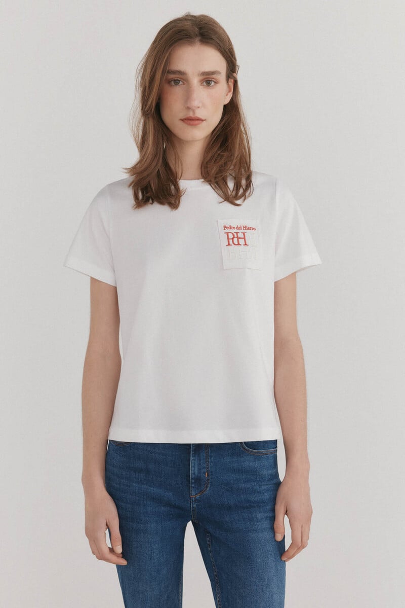Cortefiel Camiseta básica logo Ventas relámpago