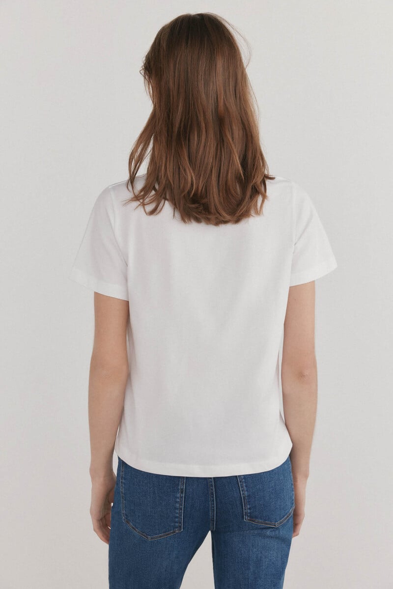 Cortefiel Camiseta básica logo Ventas relámpago