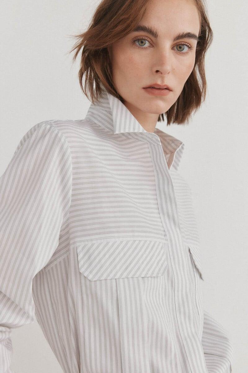 Cortefiel Camisa algodón crop Tienda