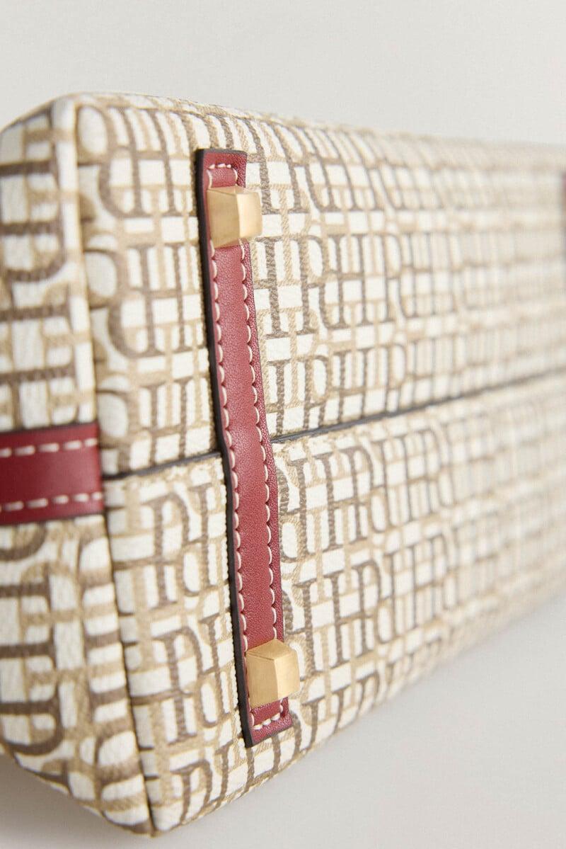 Cortefiel Mini tote logo Rebajas online