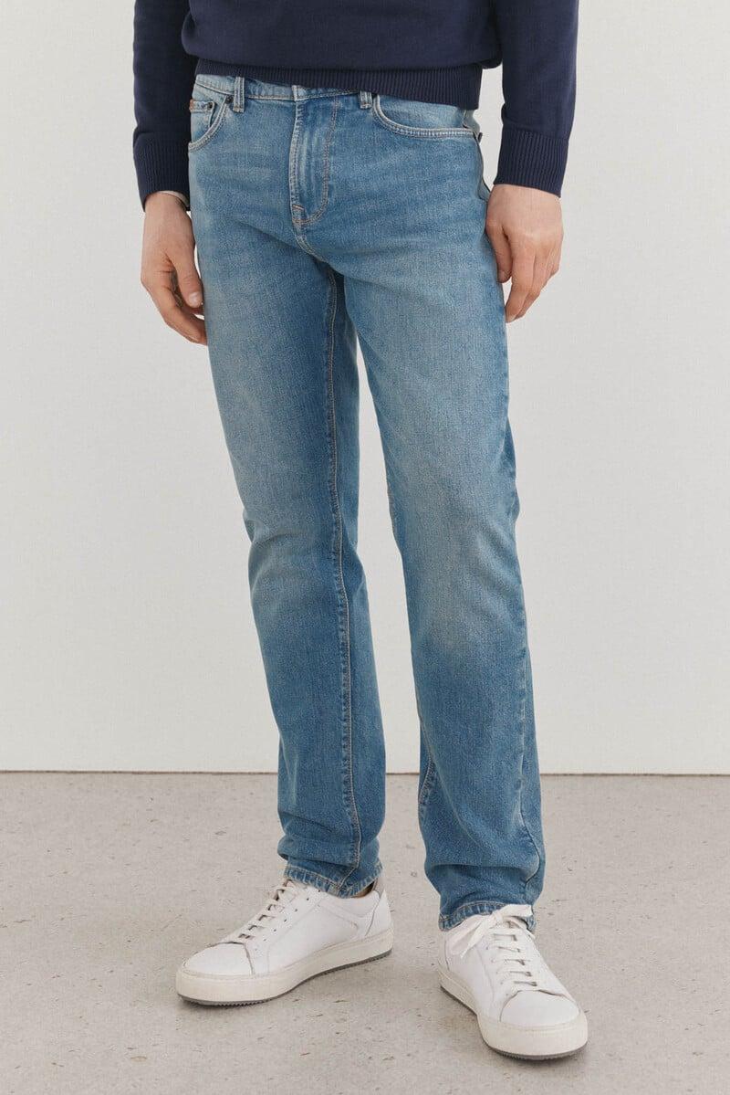 Cortefiel Pantalón vaquero premium flex slim fit Oferta especial