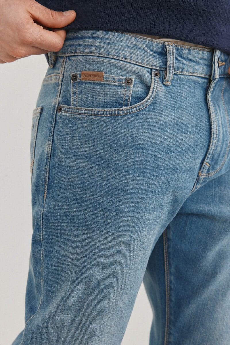 Cortefiel Pantalón vaquero premium flex slim fit Oferta especial