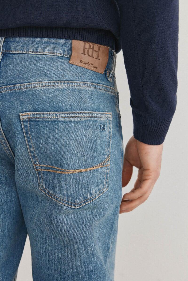 Cortefiel Pantalón vaquero premium flex slim fit Oferta especial