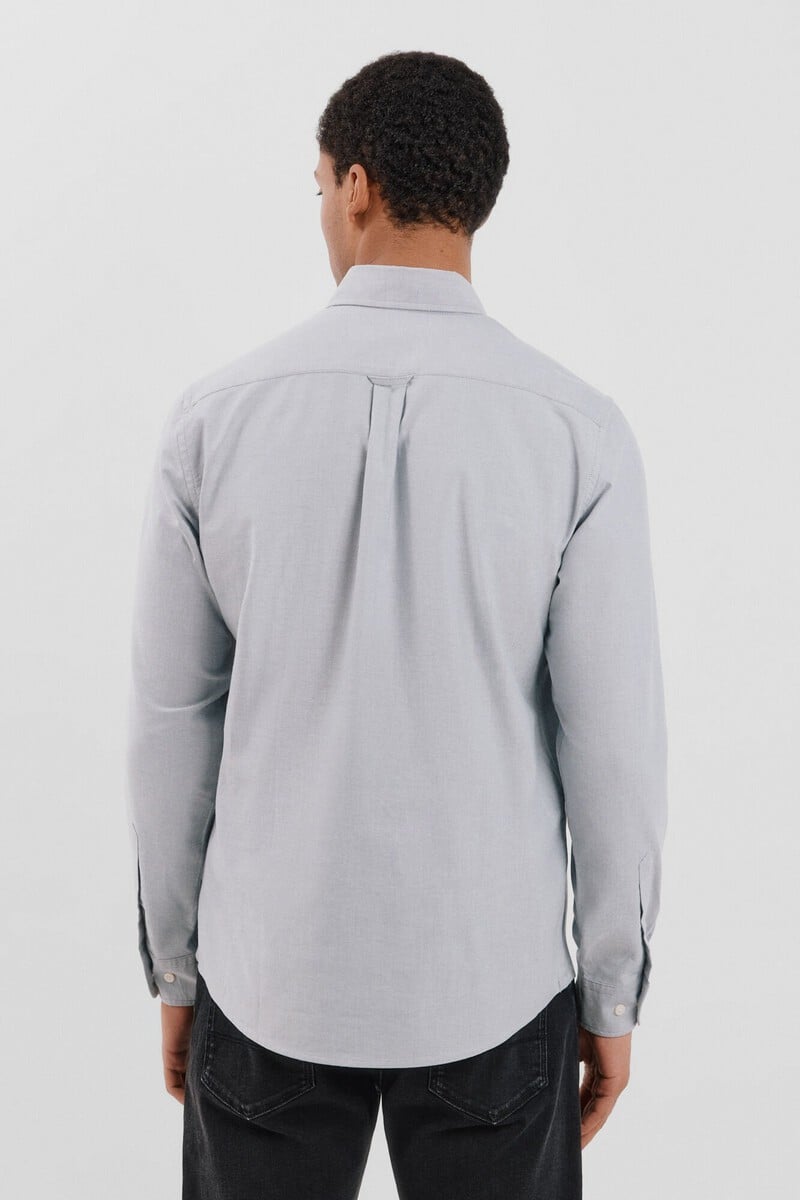 Cortefiel Camisa oxford liso Solo hoy