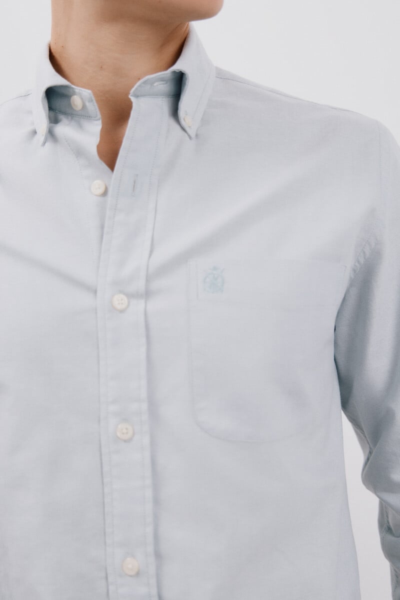 Cortefiel Camisa oxford liso Oferta especial de fábrica