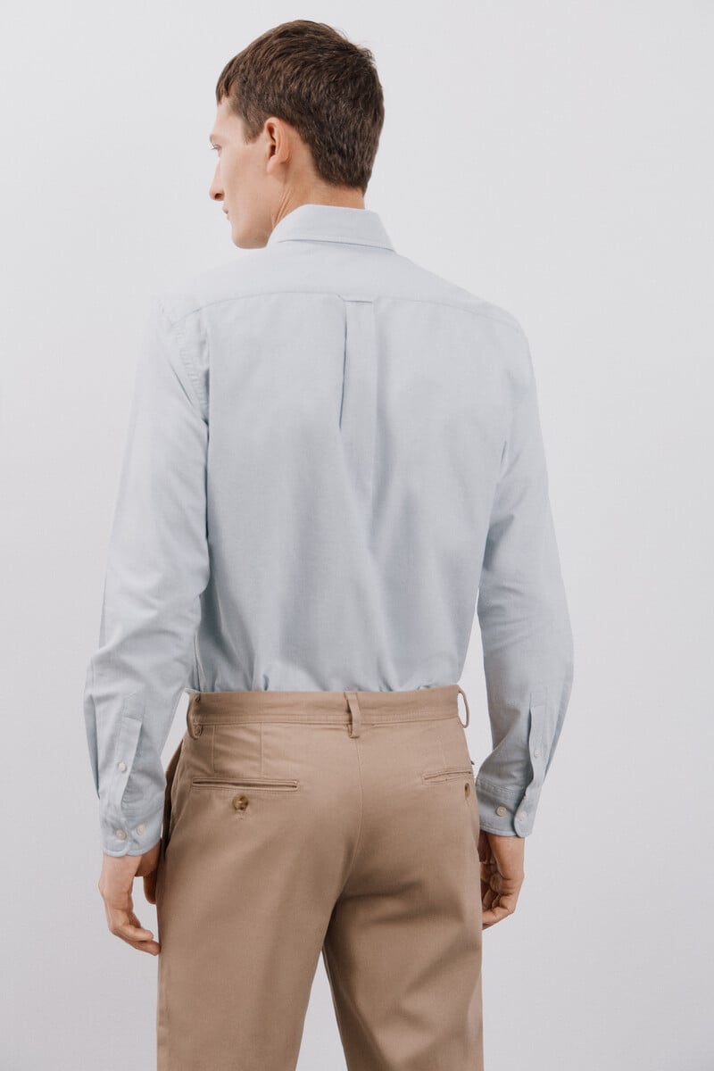 Cortefiel Camisa oxford liso Oferta especial de fábrica