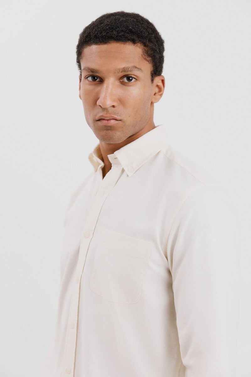 Cortefiel Camisa oxford liso Solo queda un día