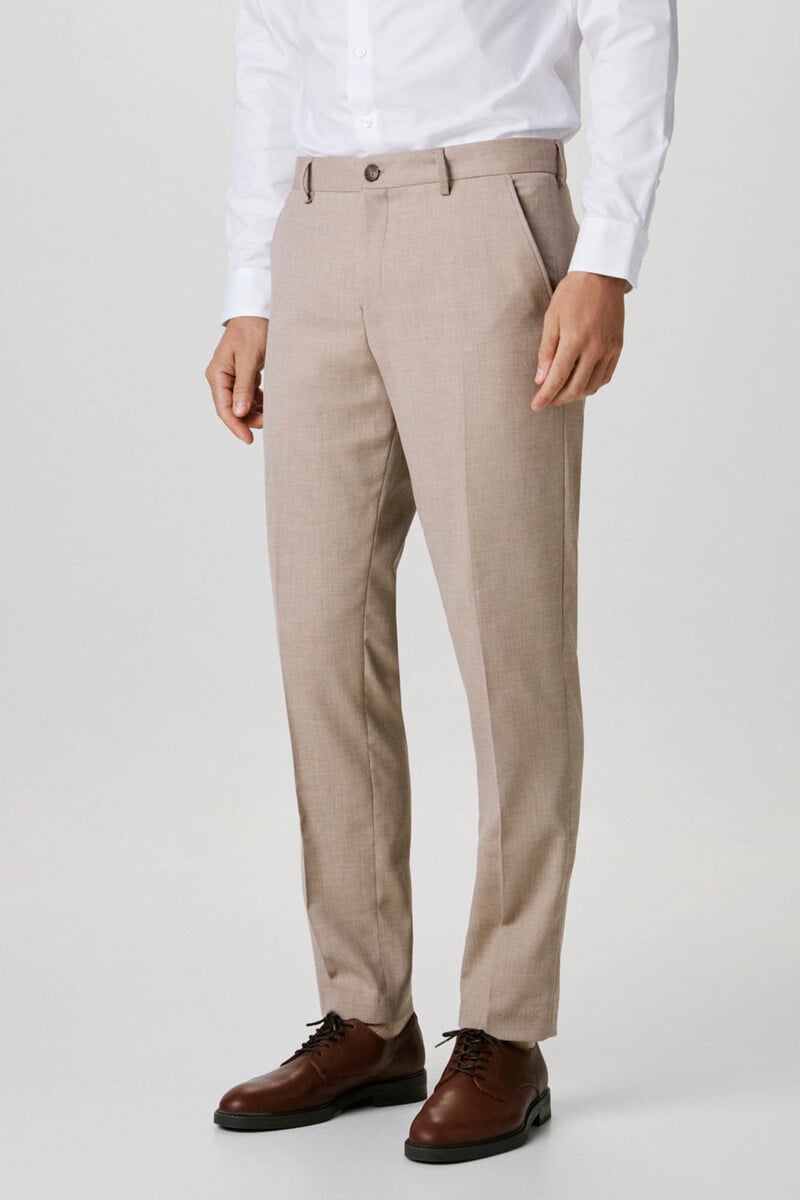 Cortefiel Pantalón de traje Slim Fit con lana Precios de Black Friday
