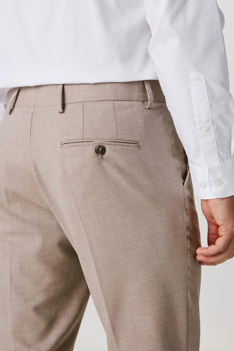 Cortefiel Pantalón de traje Slim Fit con lana Precios de Black Friday