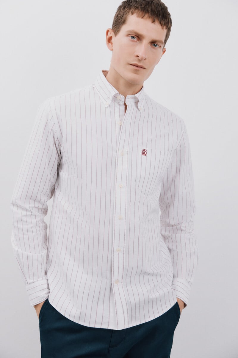 Cortefiel Camisa oxford rayas Libre de impuestos