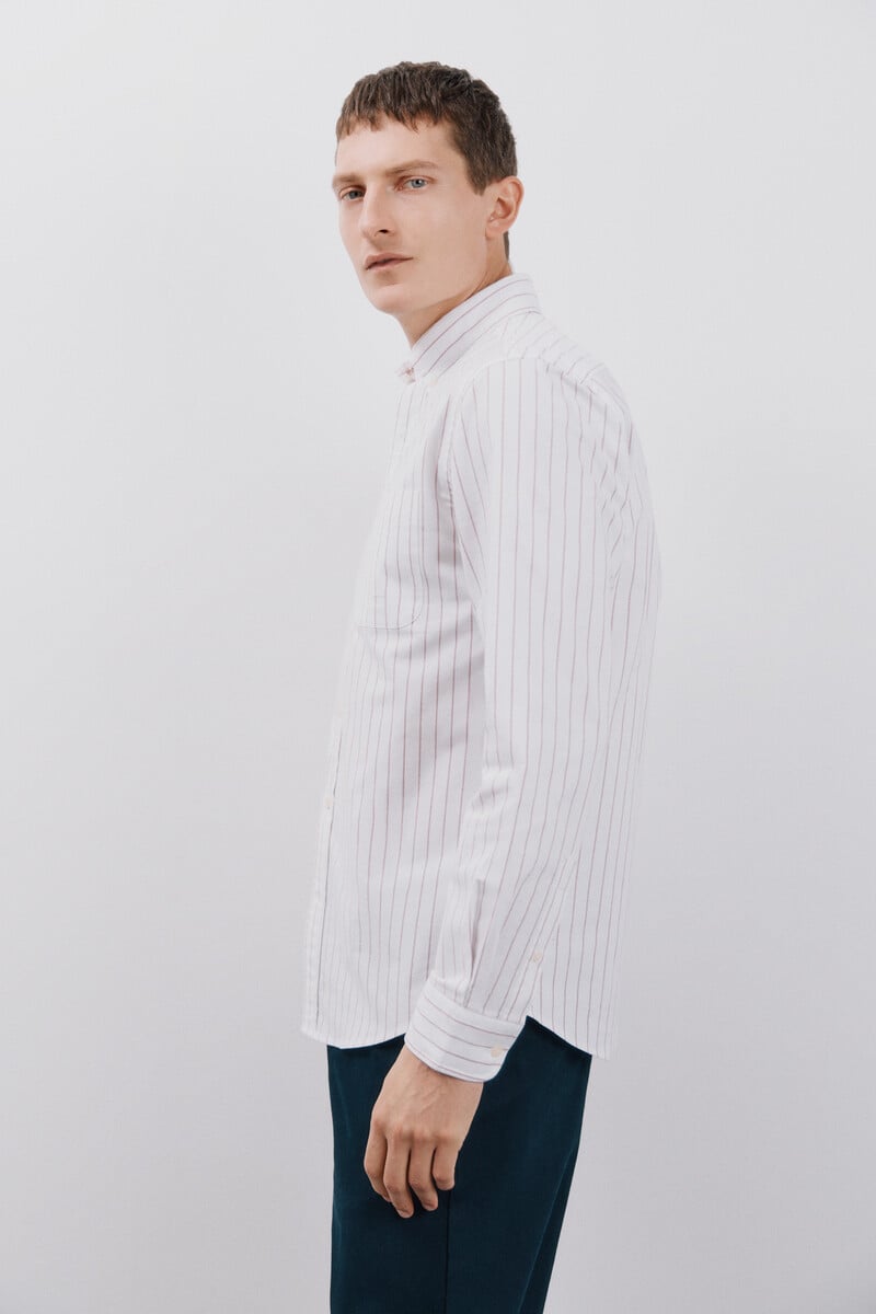Cortefiel Camisa oxford rayas Libre de impuestos