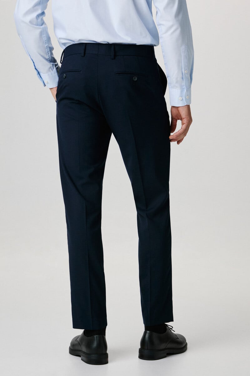 Cortefiel Pantalón de traje Slim Fit con lana Descuento por venta flash