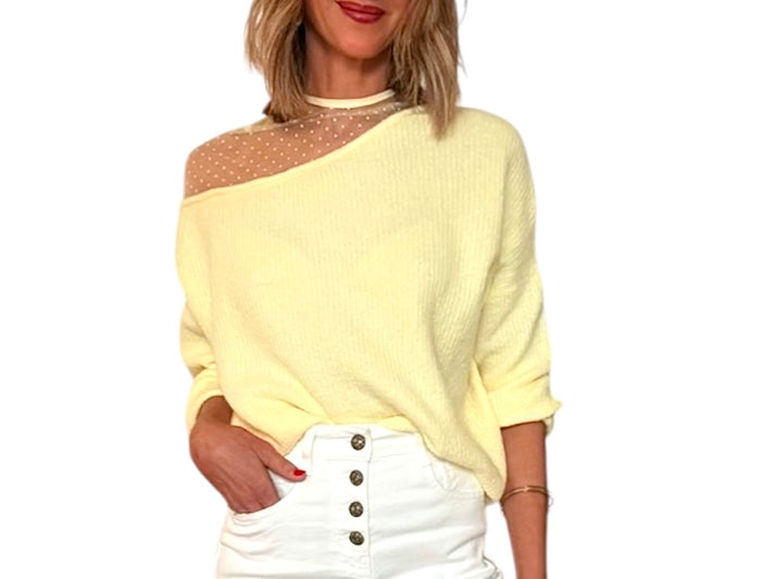 jolie jolie Jersey Carla amarillo En línea