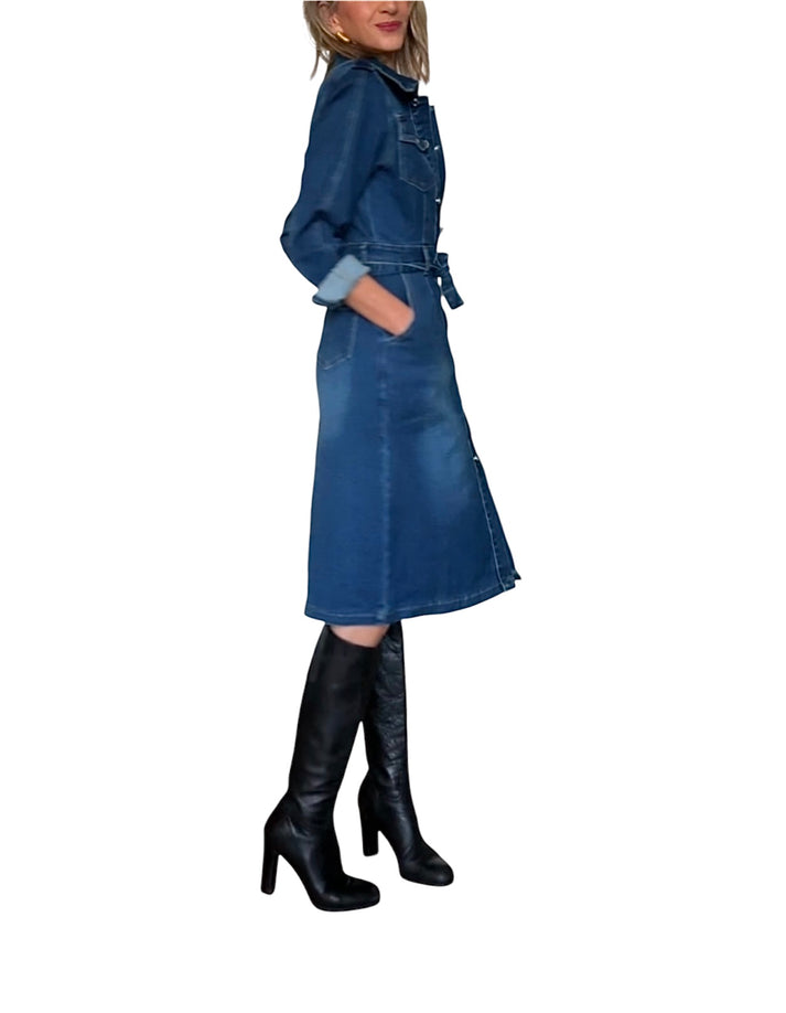 jolie jolie Vestido denim Rebajas de fábrica