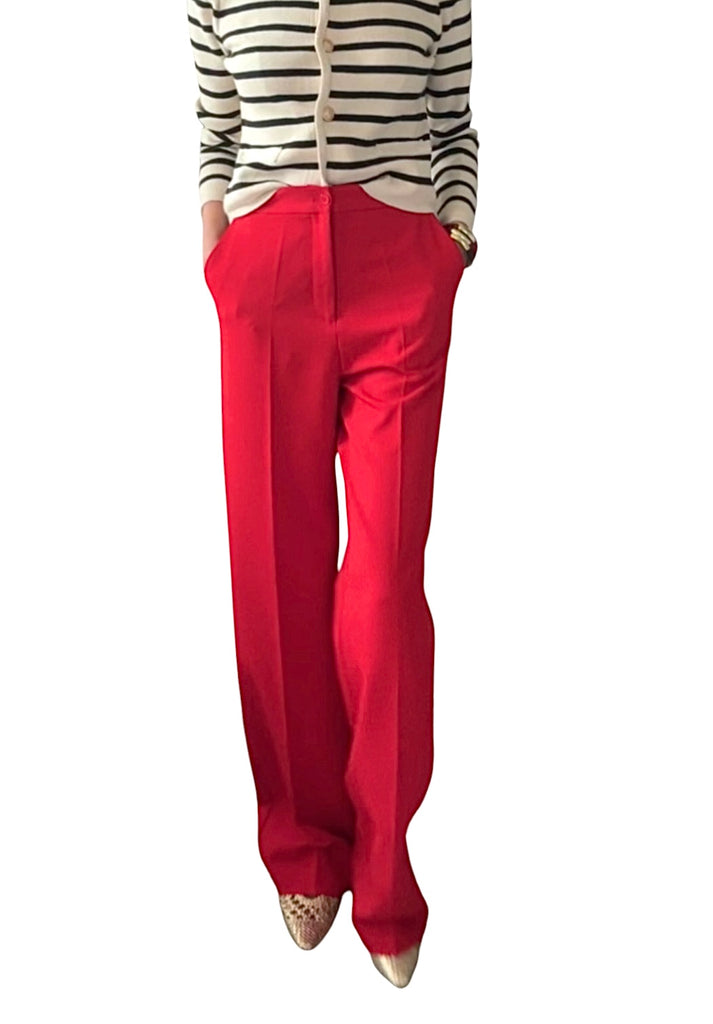 jolie jolie Pantalón traje rojo