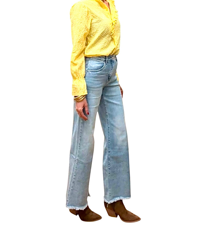 jolie jolie Denim desflecado azul claro Rebajas online