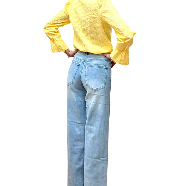 jolie jolie Denim desflecado azul claro Rebajas online
