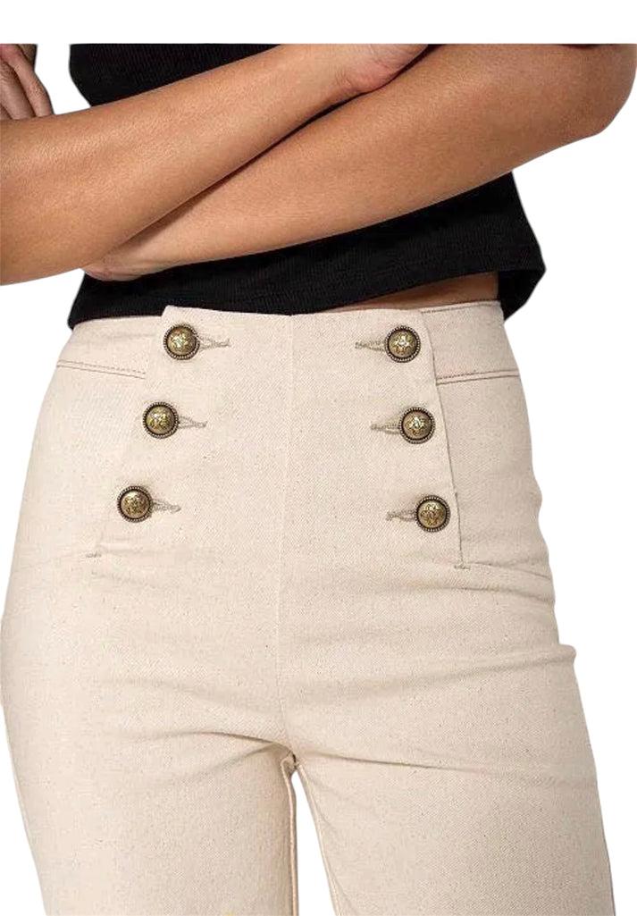jolie jolie Denim wide beige Envío gratis
