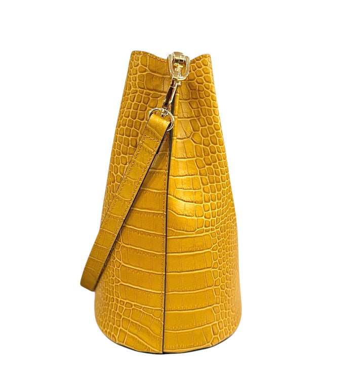 jolie jolie Bolso bucket mostaza Rebajas de fin de temporada