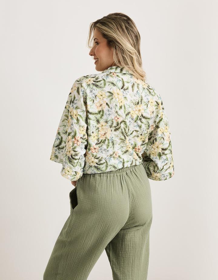 koala bay Camisa Manga Corta Amarillo - Abarris En oferta