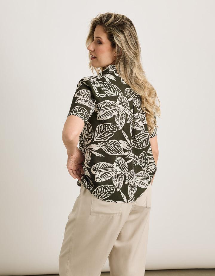 koala bay Camisa Manga Corta Verde - Bajita Rebajas baratas