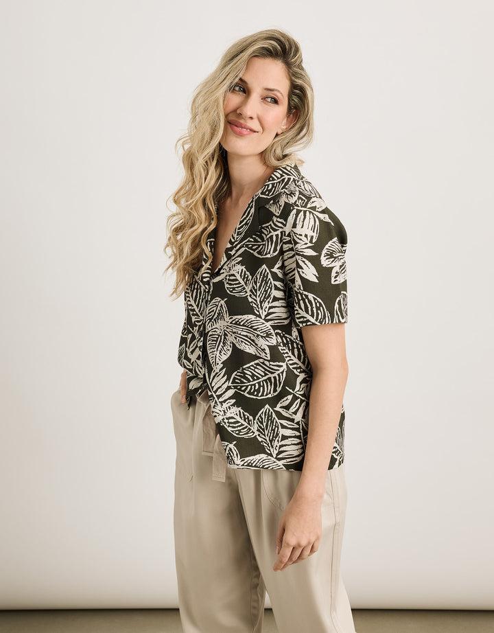 koala bay Camisa Manga Corta Verde - Bajita Rebajas baratas