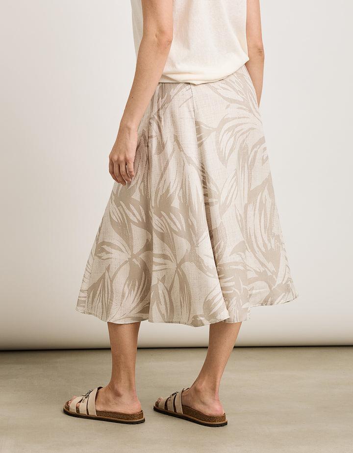 koala bay Falda Midi Beige - Trofe Los más vendidos
