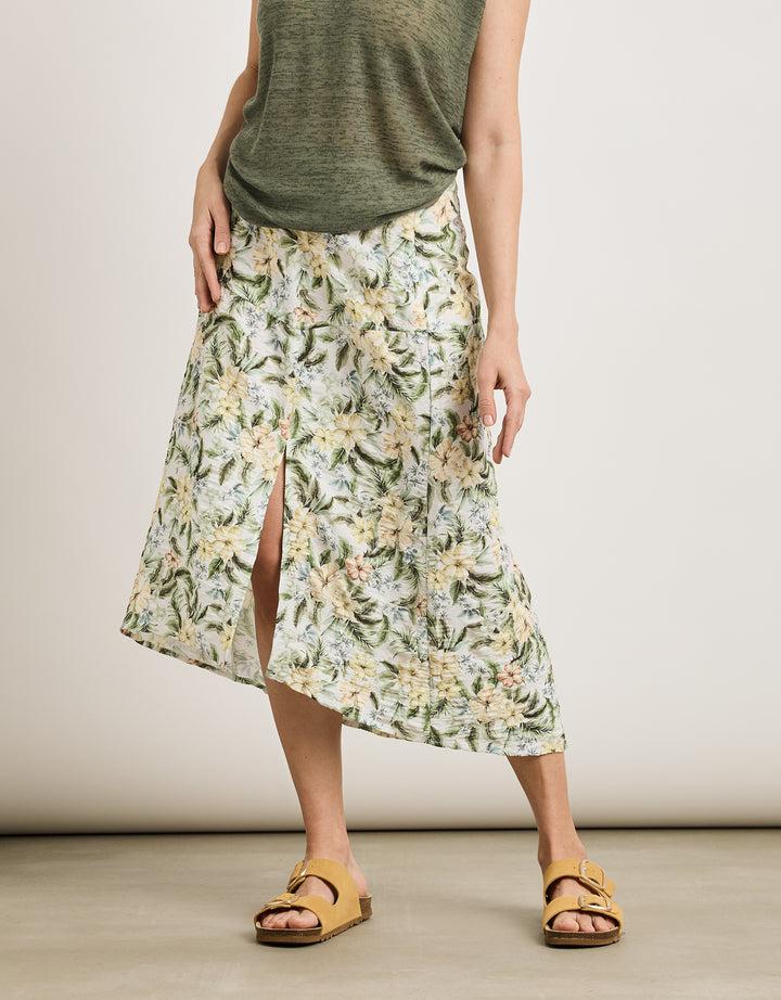 koala bay Falda Midi Amarillo - Ilche Tienda