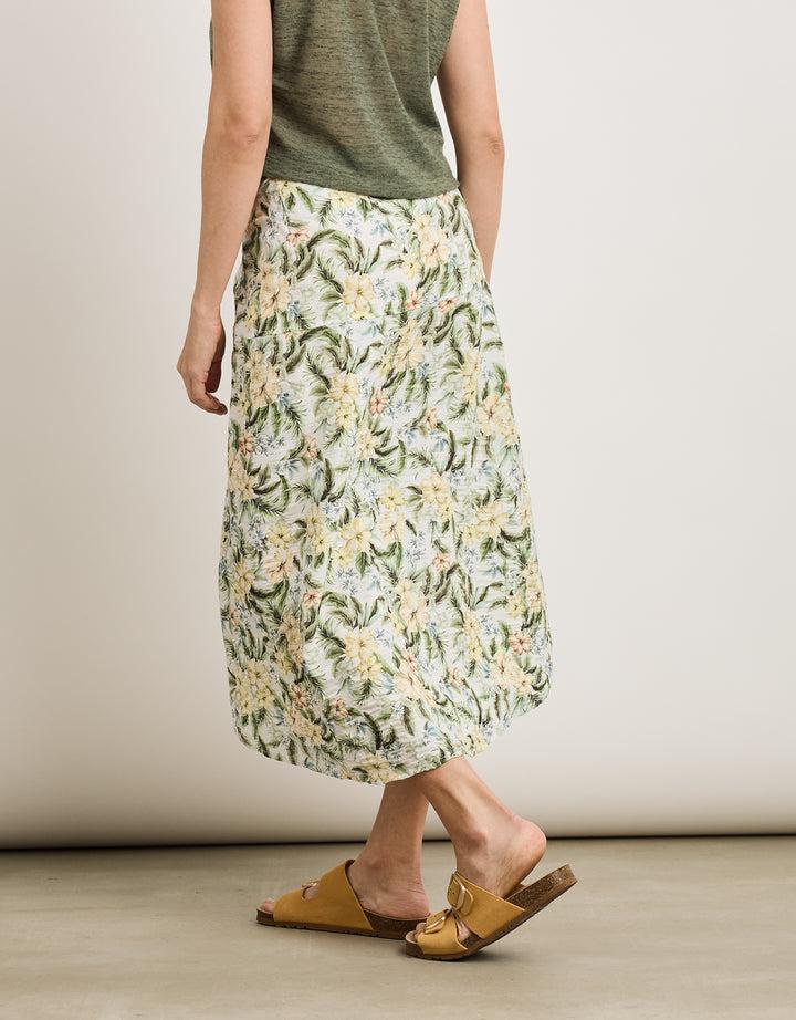 koala bay Falda Midi Amarillo - Ilche Tienda