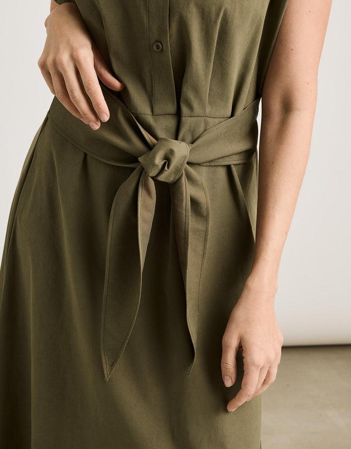 koala bay Vestido Midi Caqui - Veronique Envío gratis
