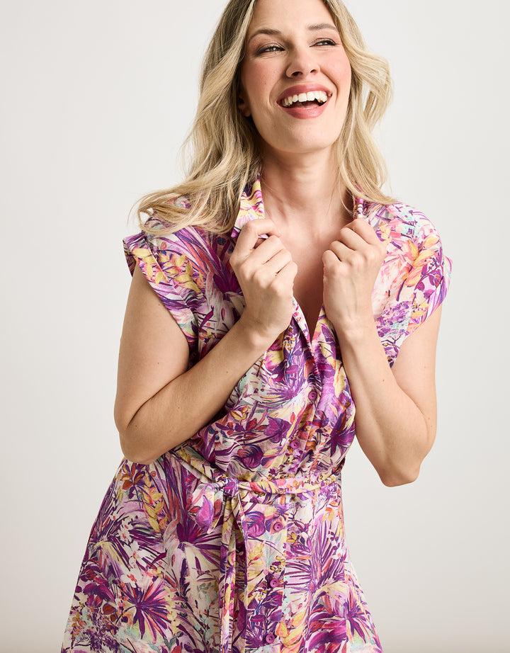 koala bay Vestido Corto Multicolor - Rufita Últimos 2 días