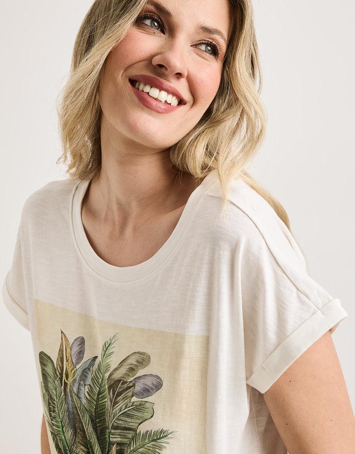 koala bay Camiseta Manga Corta Off White - Nolvanor En oferta