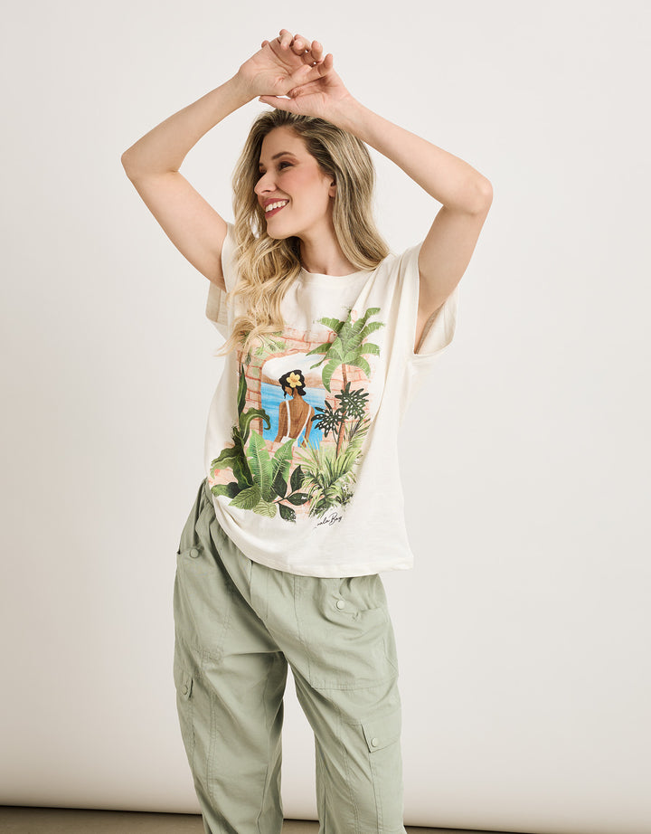 koala bay Camiseta Manga Corta Beige - Balmina Libre de impuestos
