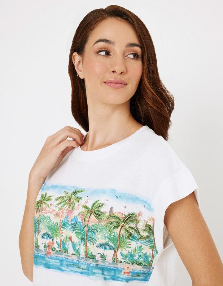 koala bay Camiseta Manga Corta Blanco - Naliaca ÚLTIMAS EDICIONES