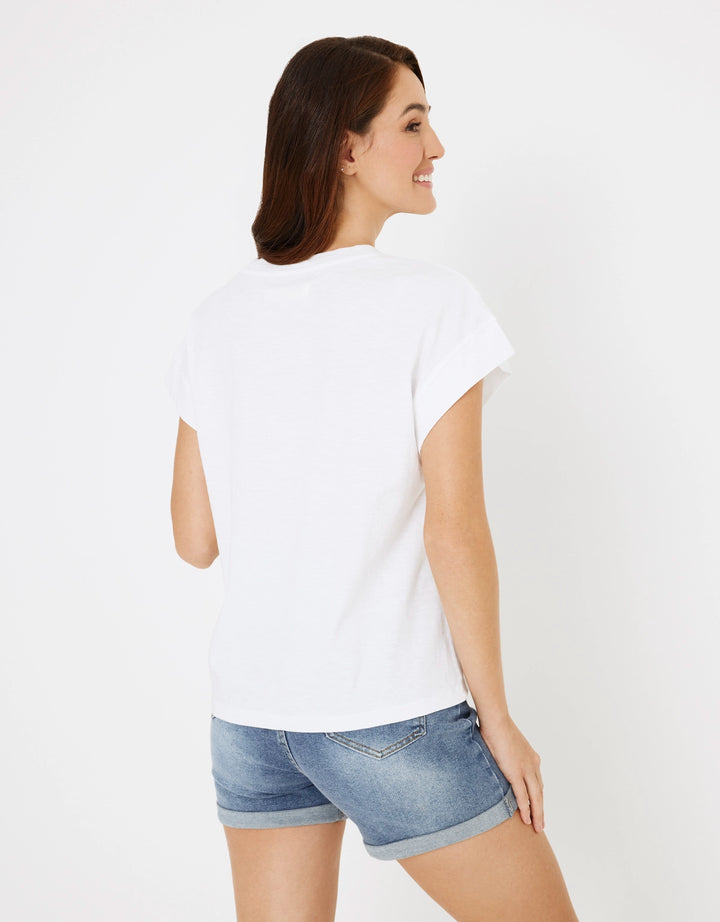 koala bay Camiseta Manga Corta Blanco - Naliaca ÚLTIMAS EDICIONES