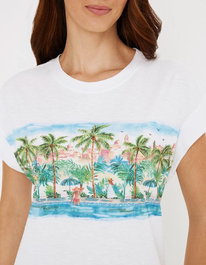 koala bay Camiseta Manga Corta Blanco - Naliaca ÚLTIMAS EDICIONES