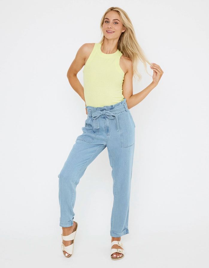 koala bay Pantalón Largo Denim Claro - Bangla Ofertas de temporada