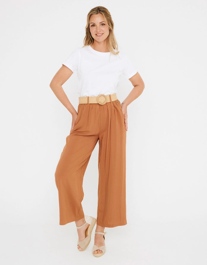 koala bay Pantalón Largo con Cinturón - Terdam Rebajas de fin de temporada
