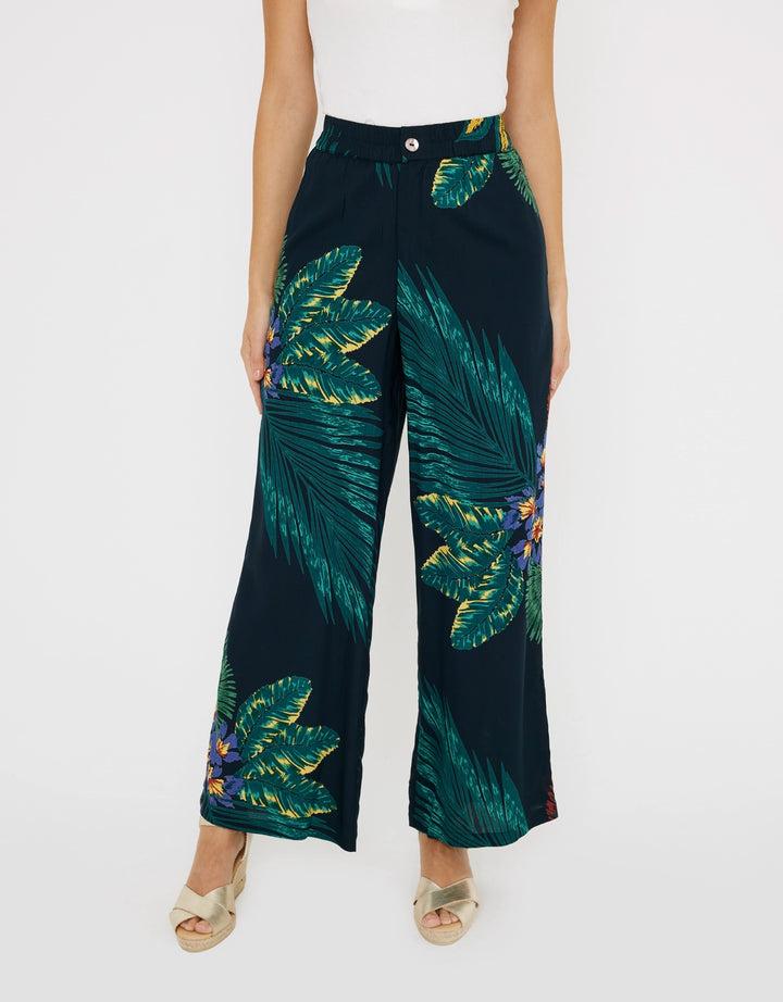 koala bay Pantalón Largo Fluido Botón - Conwy Outlet