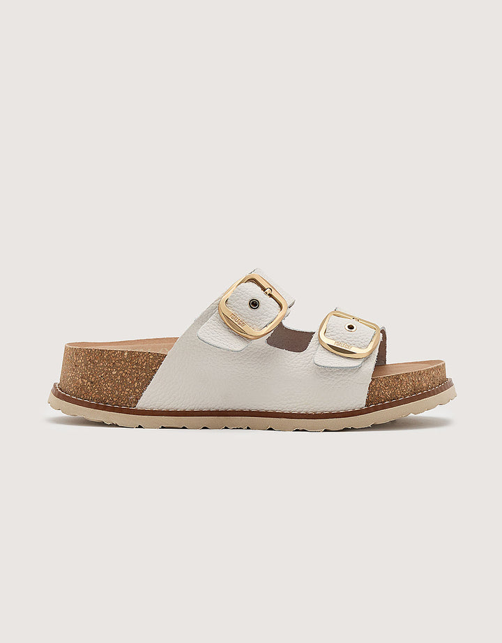 koala bay Sandalia Bio con Cuña Blanco - Sintran Última moda