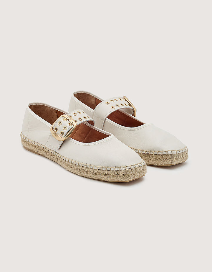 koala bay Espadrilles Marfil - Dilon Venta caliente